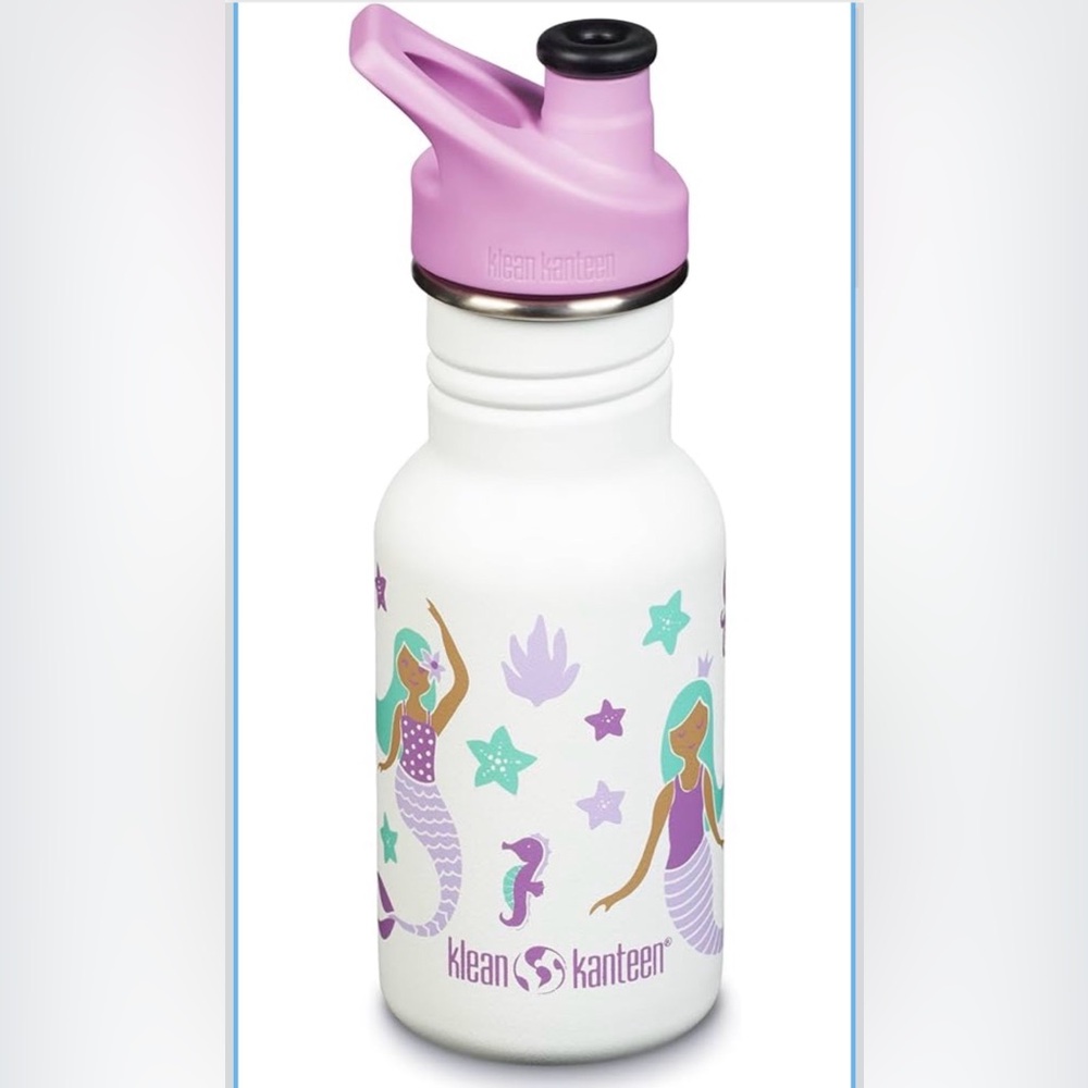 Klean Kanteen Mermaid 12oz Water Bottle NWT